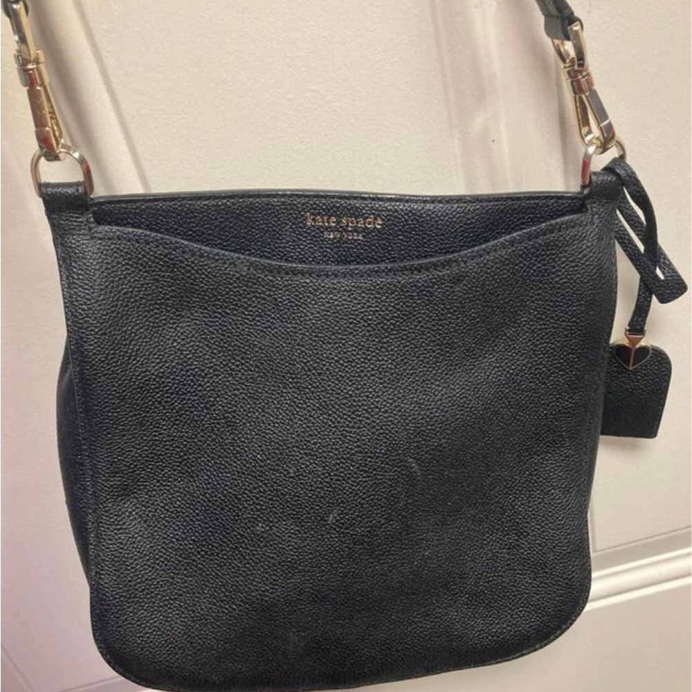 Black Kate spade leather crossbody